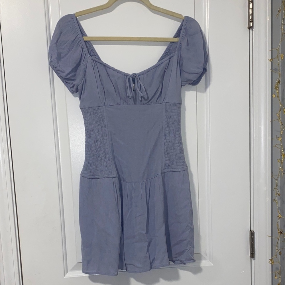 Hollister Light Blue Mini Dress